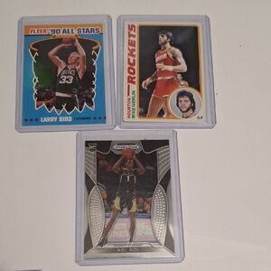Basketball Trading Card Trio